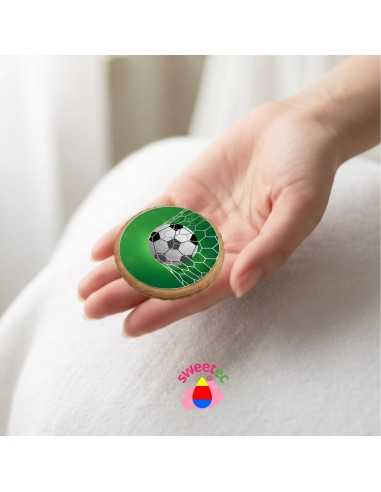 Fertiges Gebäck 6,5 cm mit essbarem Druck -...