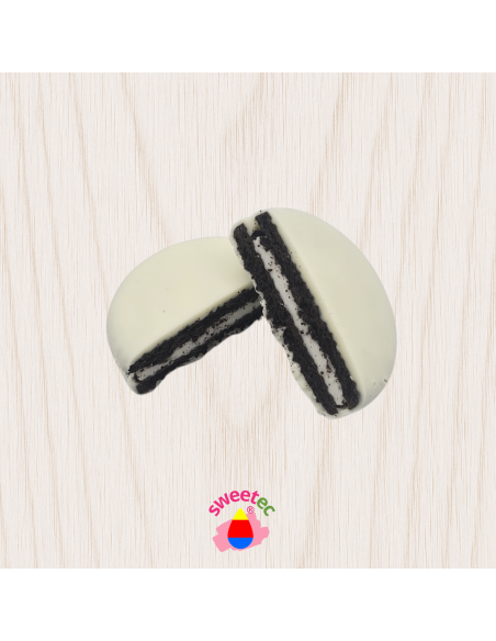 Fotokekse 4,5 cm Ø mit Schokoladenüberzug und essbarem Foto- oder Logodruck