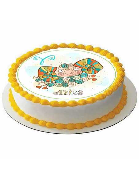 Essbarer bild (Sternzeichen Widder) für Torte 6322