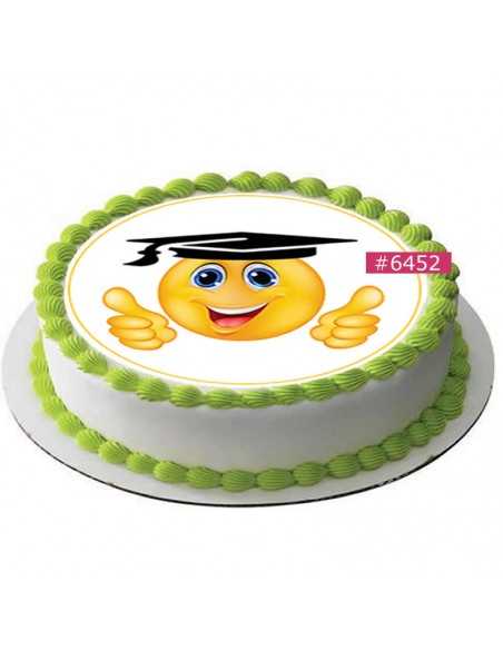 Essbares bild (Graduierung) 6452 für Kuchen Cupcake kekse