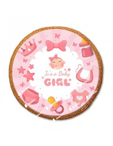 Ιts a girl essbares bild 6494 für Kuchen Cupcake Kekse