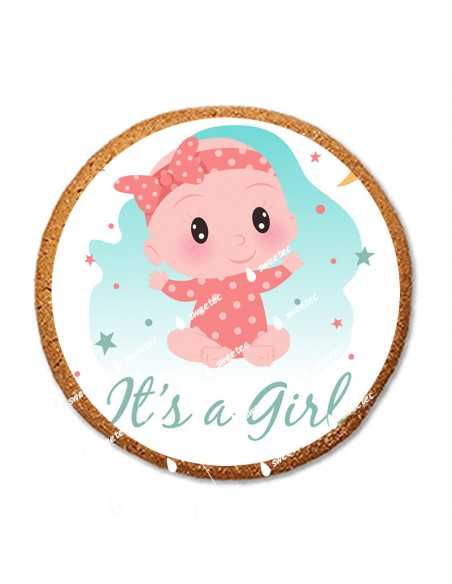 Ιts a girl essbares bild 6495 für Kuchen Cupcake Kekse