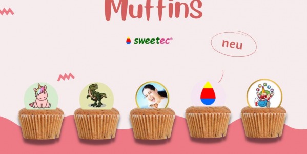 Wussten Sie, dass muffins auch mit oblatenpapier dekoriert werden können?